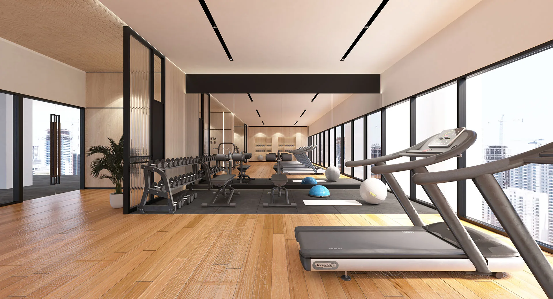 Gymnasium on Level 9 at Paragon Signature Suites, Jalan Abdul Samad, Johor Bahru