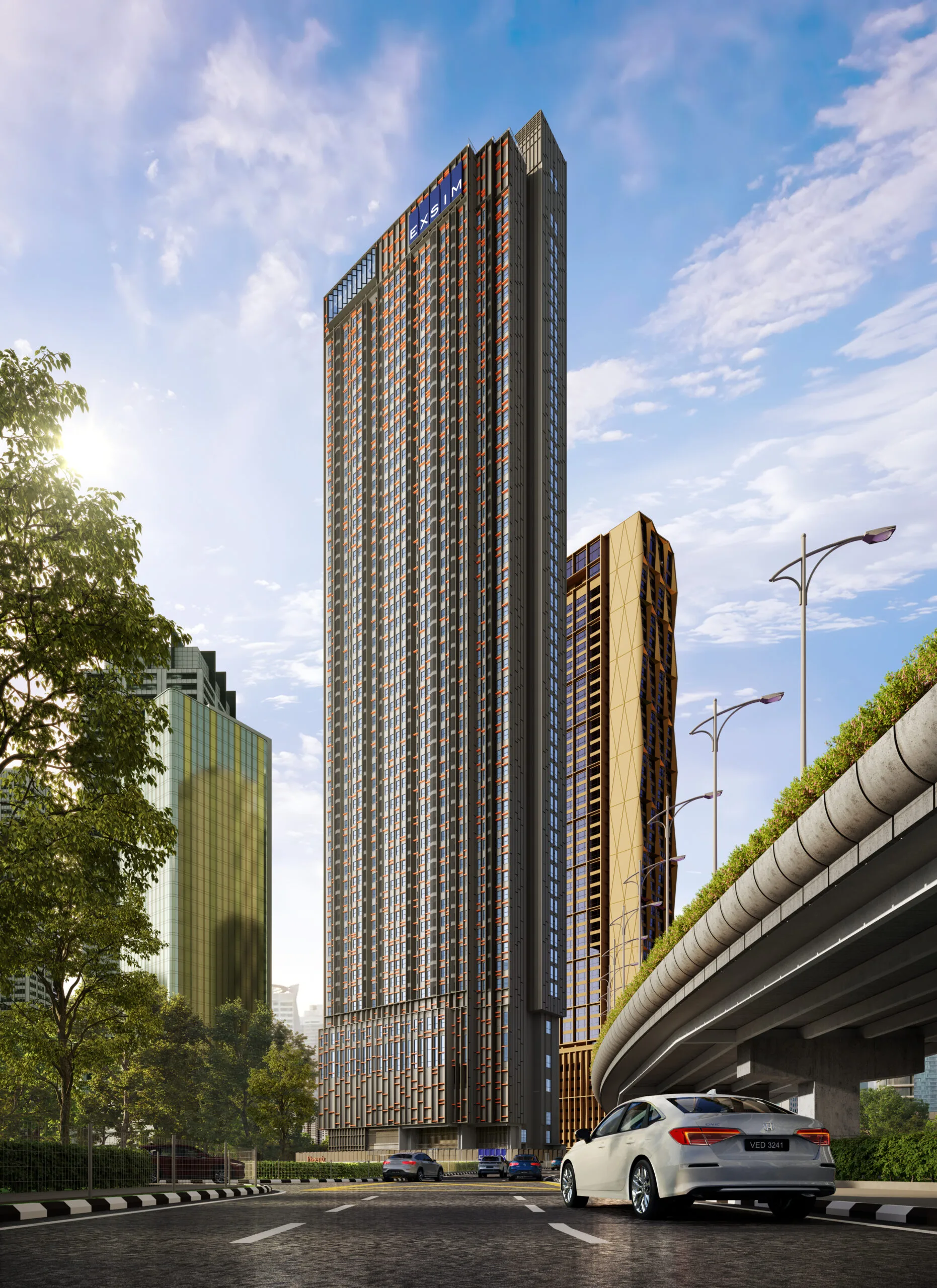 Second facade artist impression of Phoeniz Suites @ KLCC, Jalan Yap Kwan Seng Kuala Lumpur