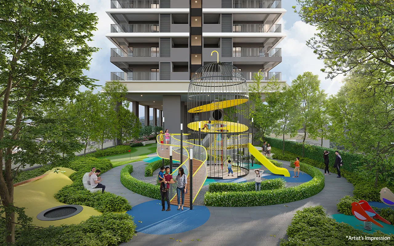 雪兰莪沙登 Quaver Residence(Simfoni Residensi)平台上的 Chirping Park