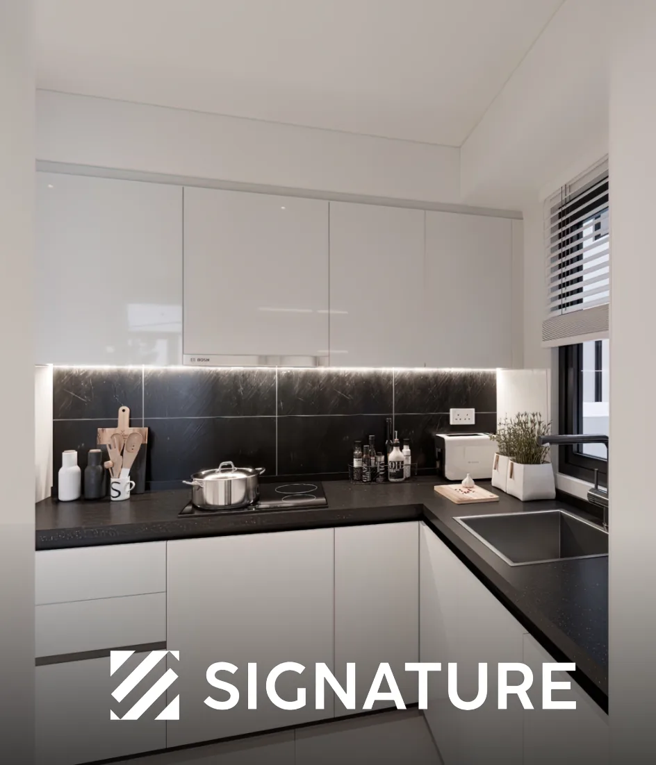 雪兰莪沙登 Quaver Residence(Simfoni Residensi)Signature 厨房配置卖点图