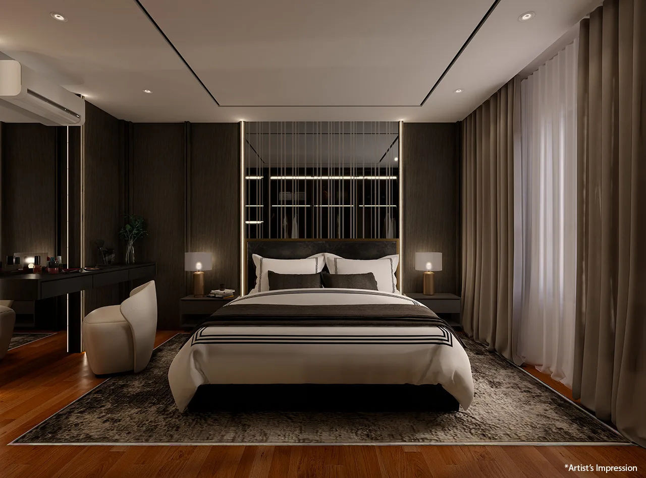雪兰莪沙登 Quaver Residence(Simfoni Residensi)示范单位主人套房