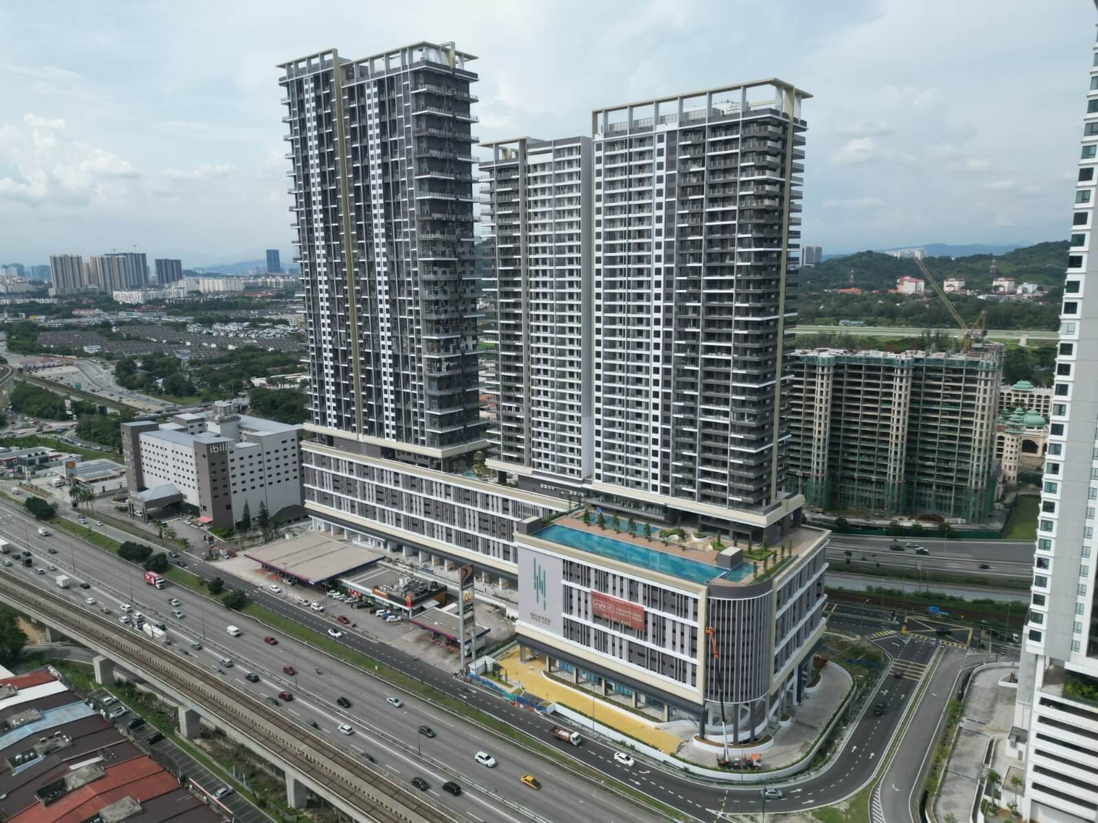 雪兰莪沙登 Quaver Residence(Simfoni Residensi)2026 年 7 月 1 日施工进度,第一视角