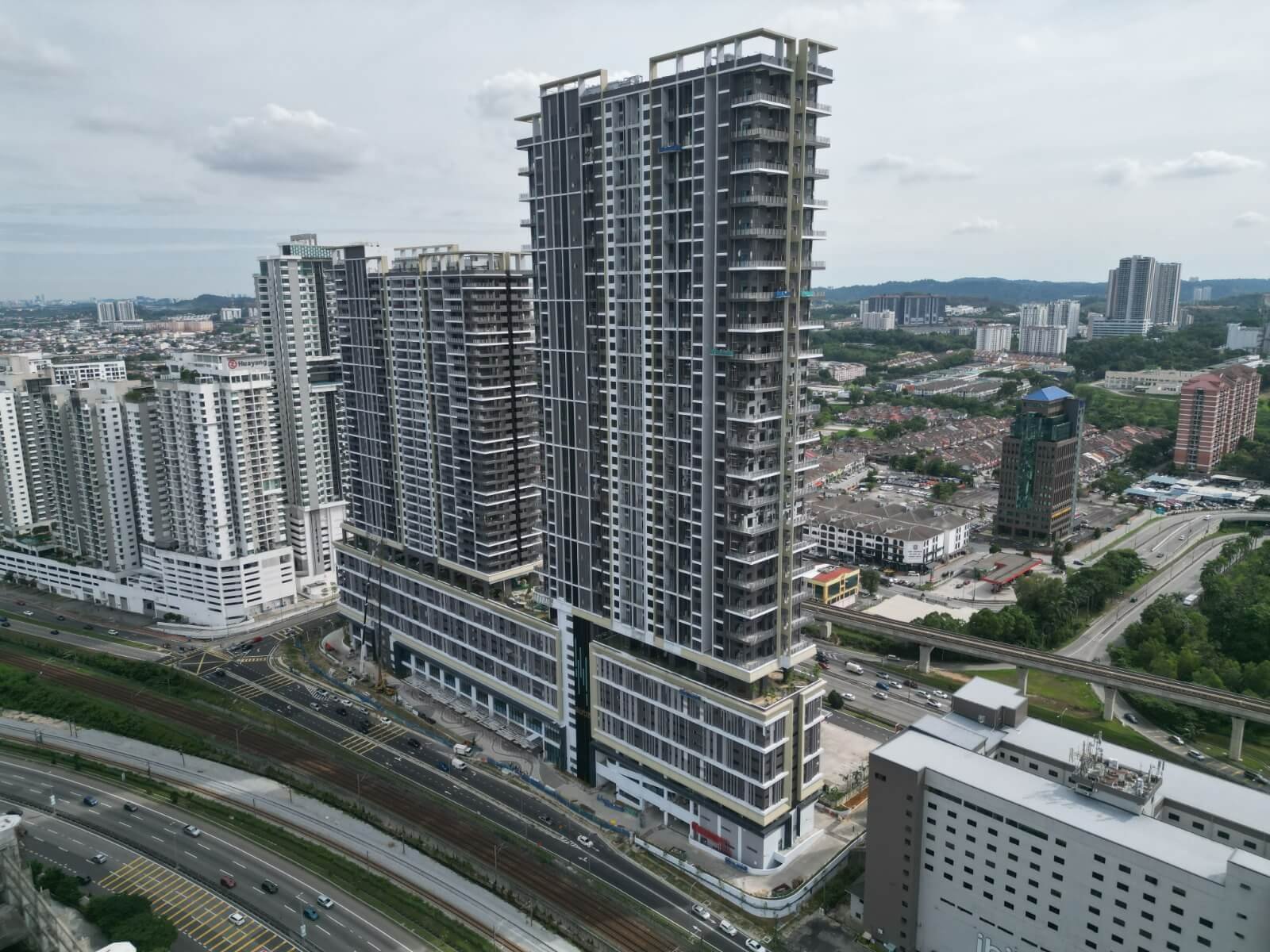 雪兰莪沙登 Quaver Residence(Simfoni Residensi)2026 年 7 月 1 日施工进度,第三视角