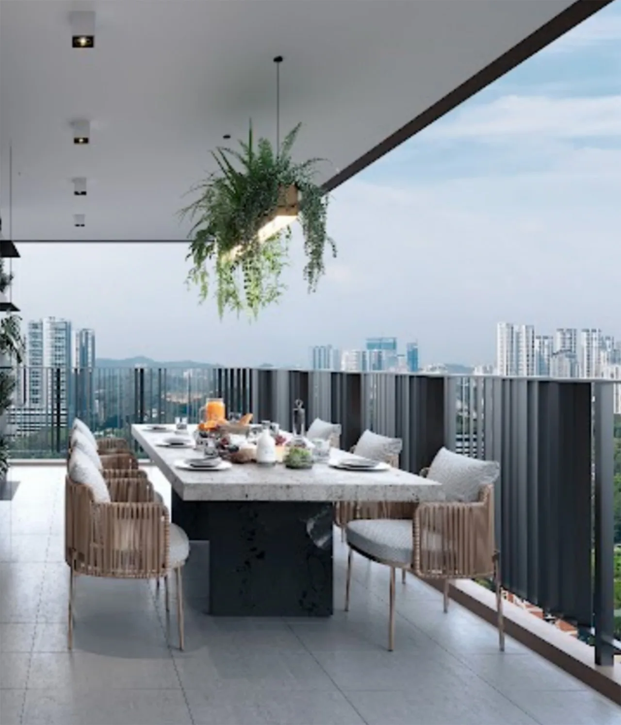 雪兰莪沙登 Quaver Residence(Simfoni Residensi)Skyline Serenity Balcony 卖点图