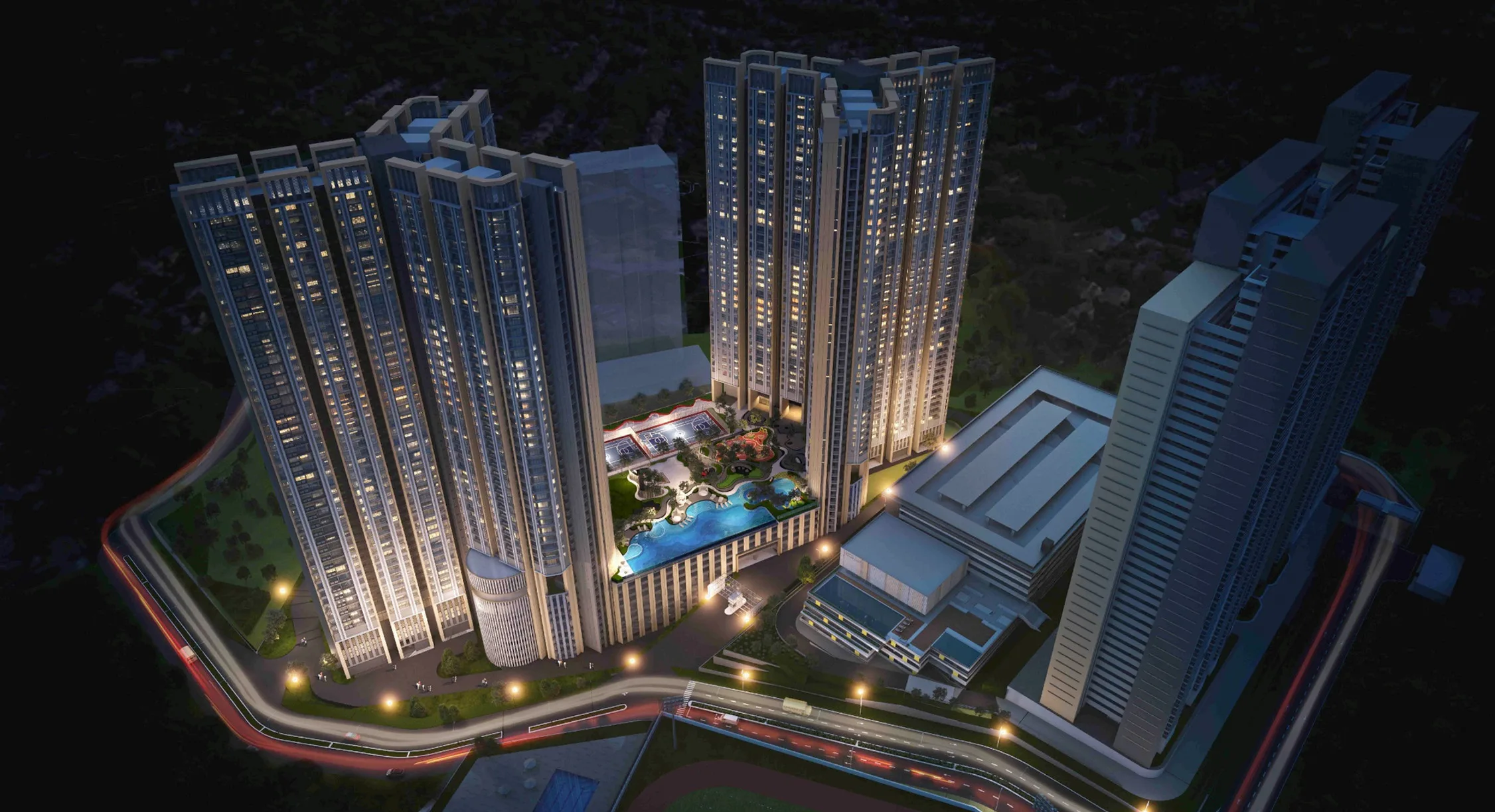Facilities podium and pool deck at Ren Residence @ Bukit Jalil, Kuala Lumpur