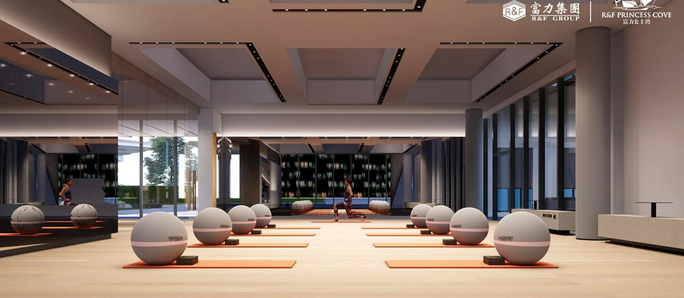 Yoga studio at R&F Princess Cove Phase 3 New Casa Suites, Johor Bahru