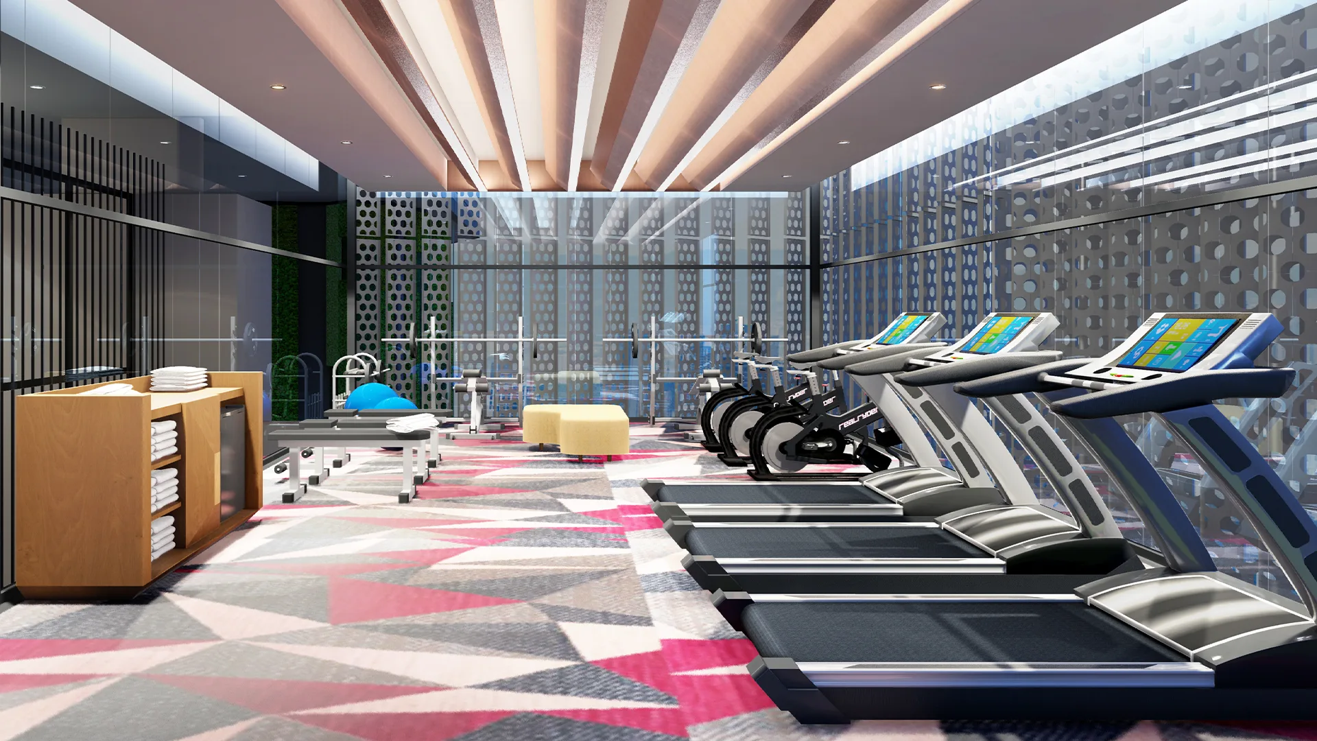 Gymnasium at Royal Lexis Kuala Lumpur, floor level not published, Kuala Lumpur