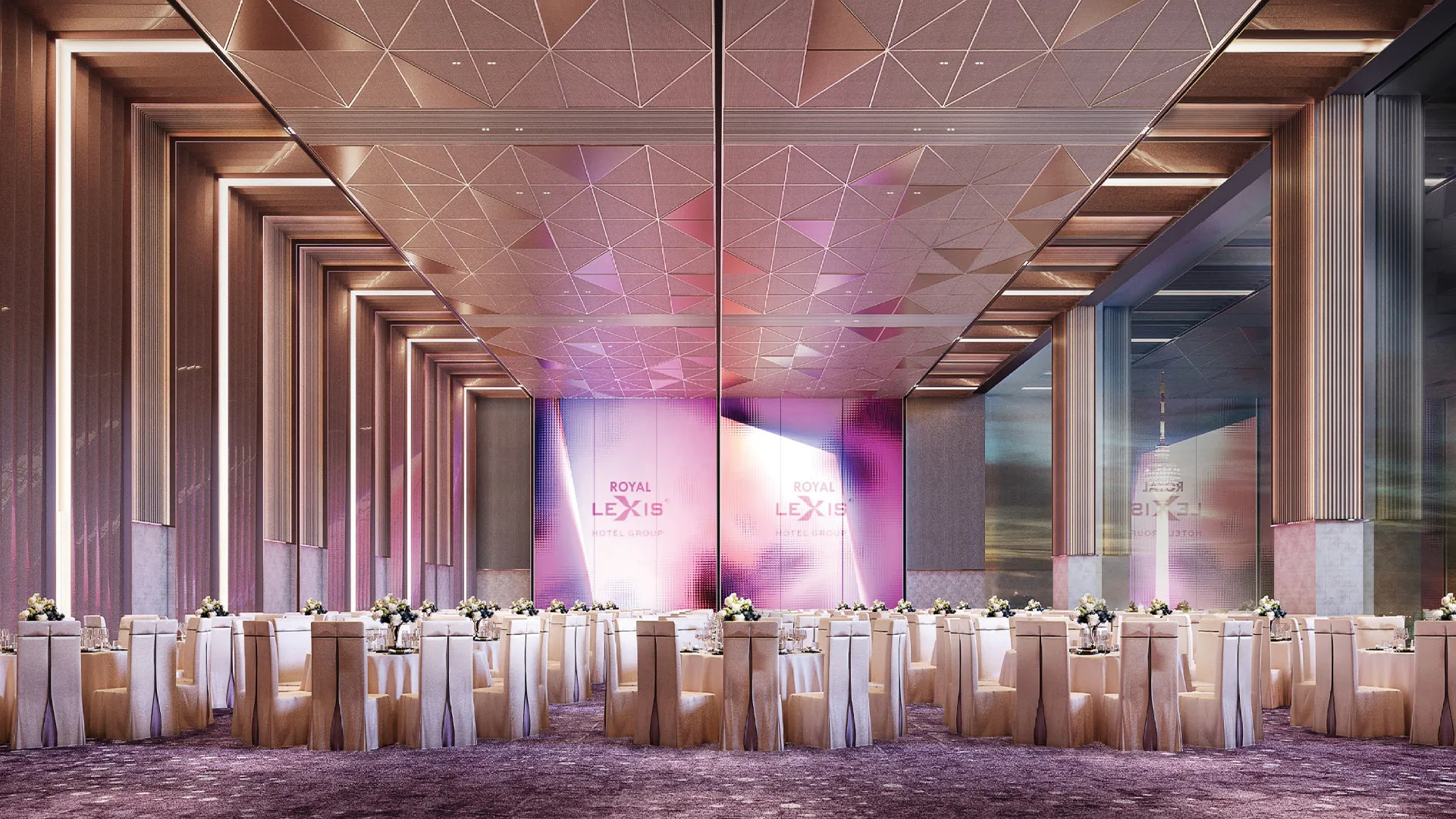 Level 57 grand ballroom at Royal Lexis Kuala Lumpur, Jalan Sultan Ismail, Kuala Lumpur