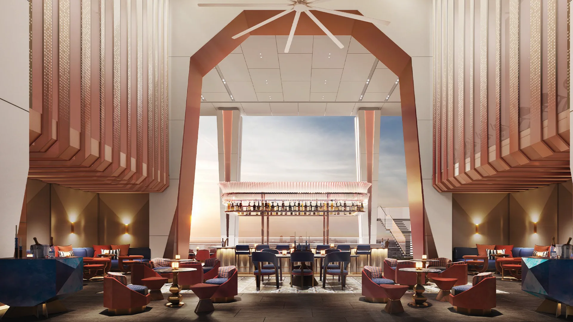 Level 57 pool bar at Royal Lexis Kuala Lumpur on Jalan Sultan Ismail, Kuala Lumpur