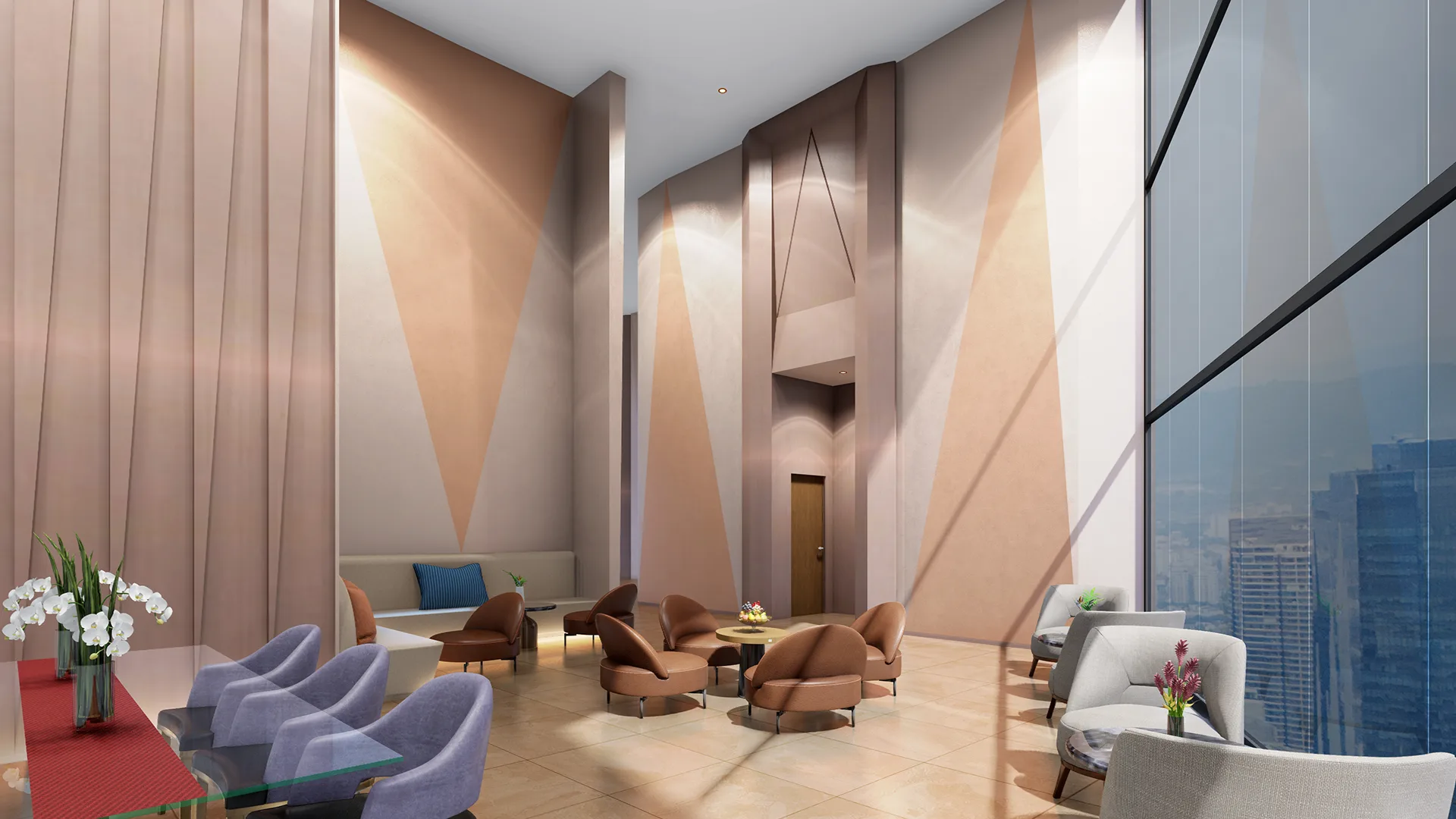 Level 7 spa lobby at Royal Lexis Kuala Lumpur on Jalan Sultan Ismail, Kuala Lumpur