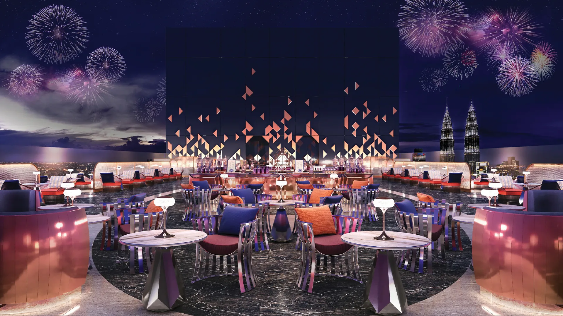 Sky lounge at Royal Lexis Kuala Lumpur on Jalan Sultan Ismail, Kuala Lumpur