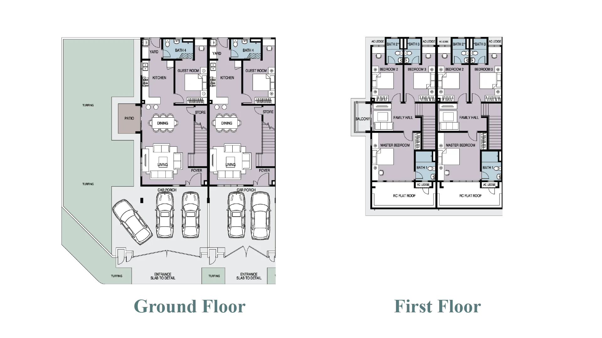 Sanubari 2A floor plan — 1,901 sq ft two-storey terrace home on a 20 ft by 65 ft lot, Sanubari Phase 2, Bandar Dato’ Onn, Johor Bahru