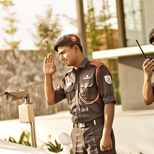 Gated and guarded entry arrangements at the Senibong Cove community, Masai, Johor Bahru