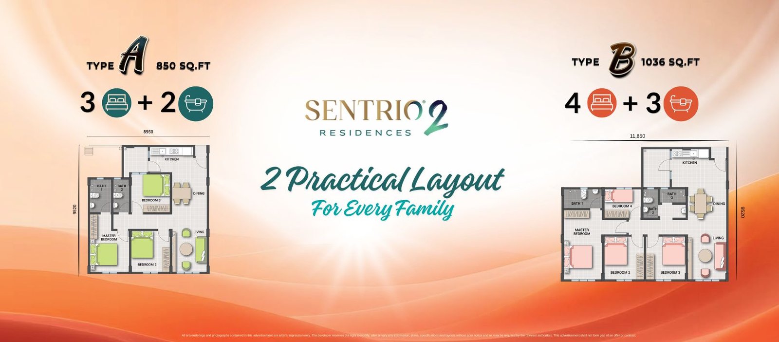 Sentrio Residences 2 SN13A landscaped facilities area in Scientex Berhad's official project imagery, Taman Scientex Senai, Johor