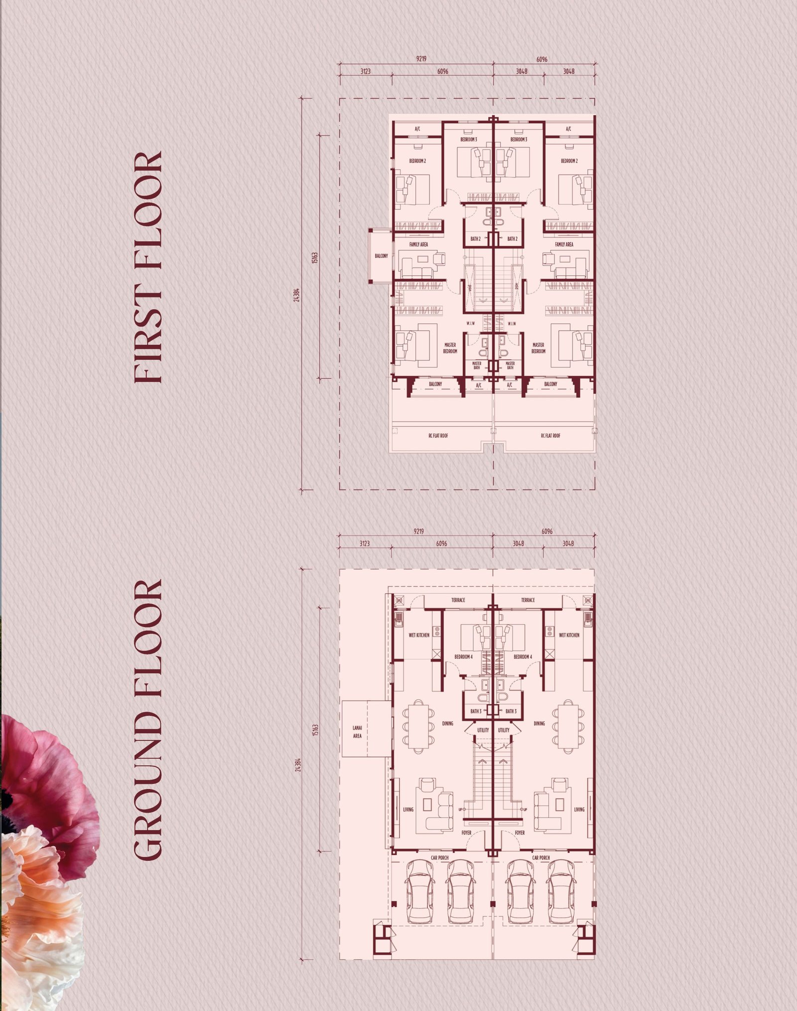 雪兰莪鹅唛县万挠 Setia Eco Templer（SP Setia） Refine RT5 型排屋户型图