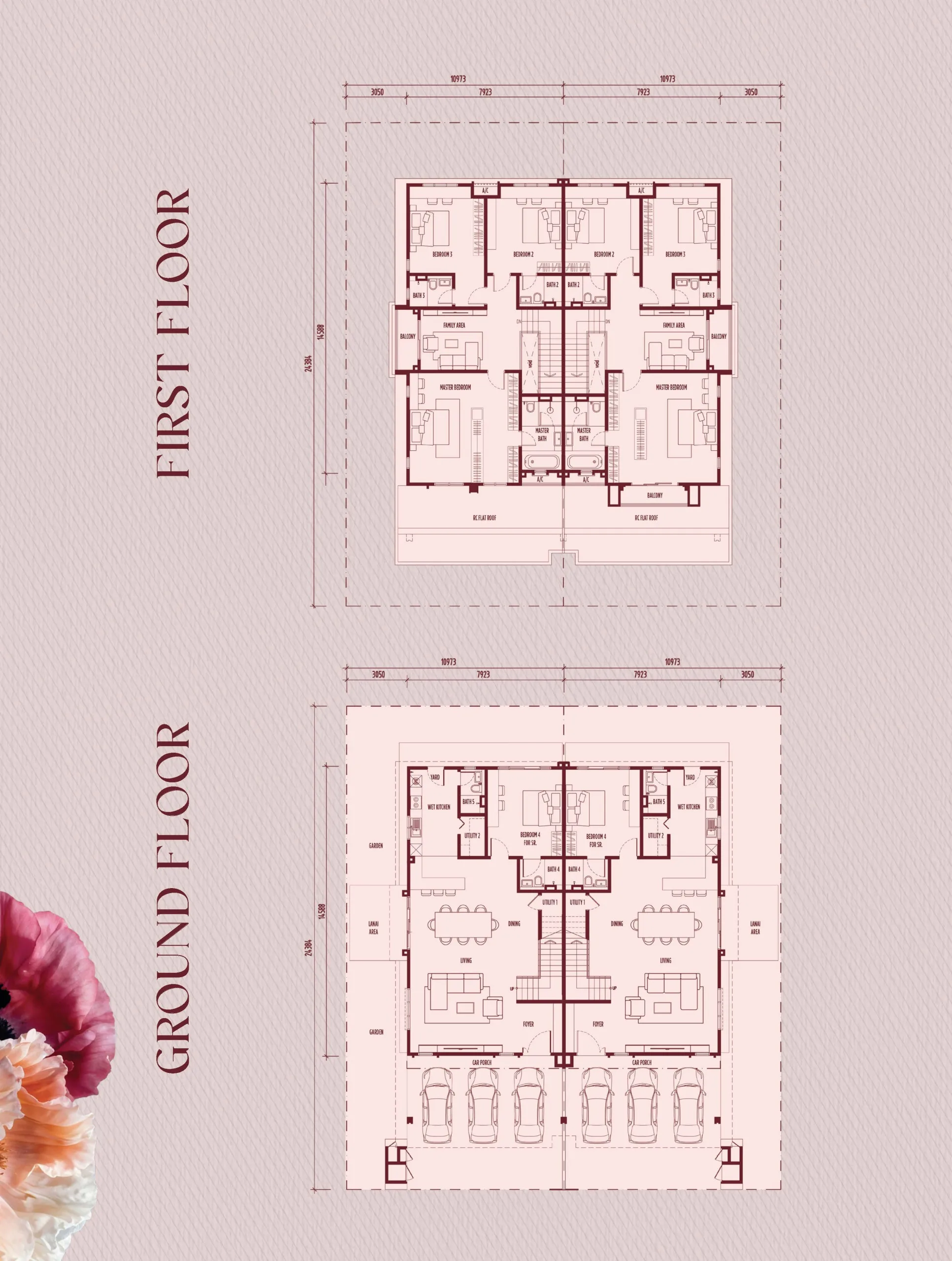 雪兰莪鹅唛县万挠 Setia Eco Templer（SP Setia） Regent RB3 型半独立式户型图