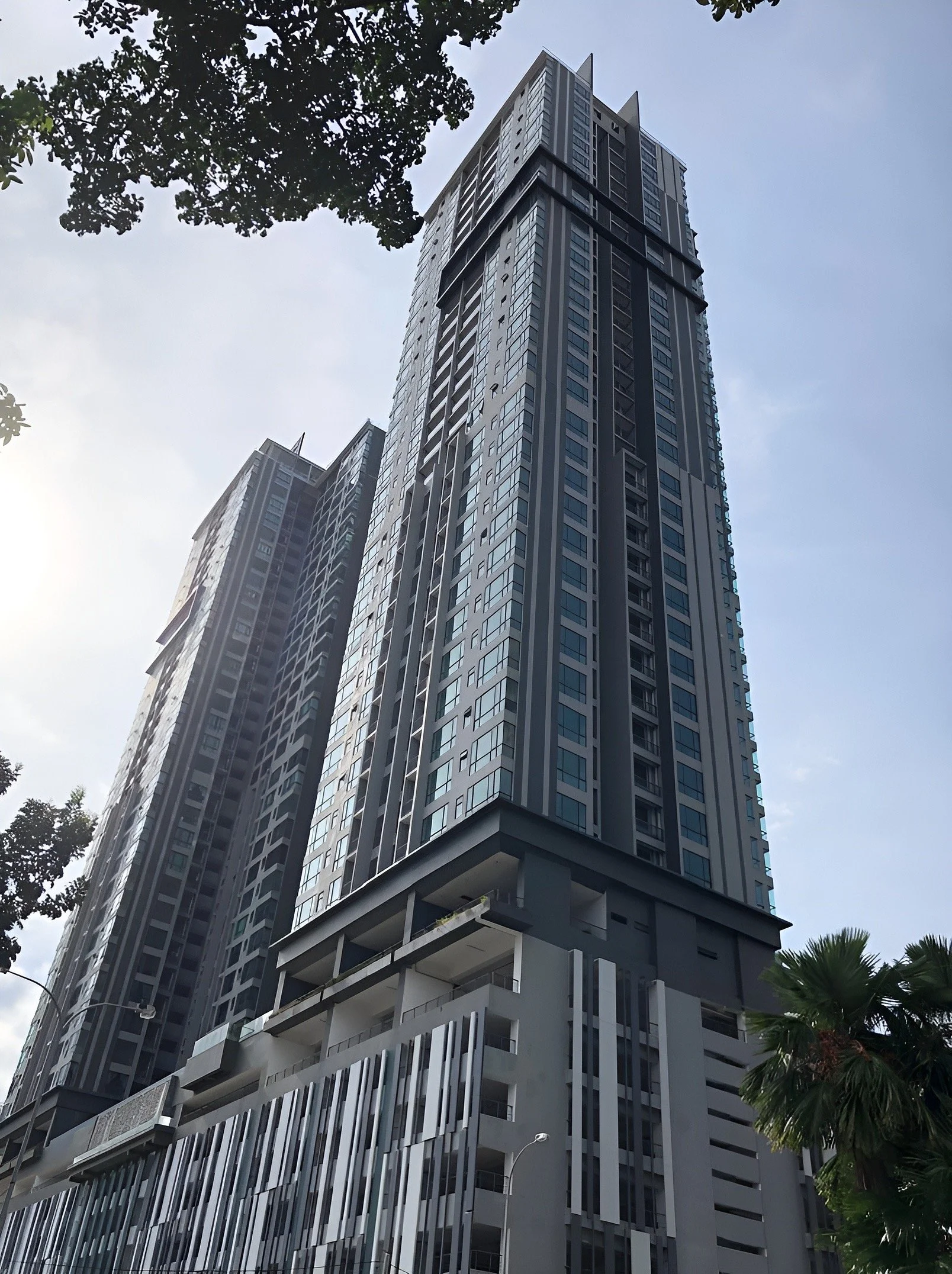 SKS Pavillion Residences twin serviced-residence towers on Jalan Storey, Johor Bahru city centre