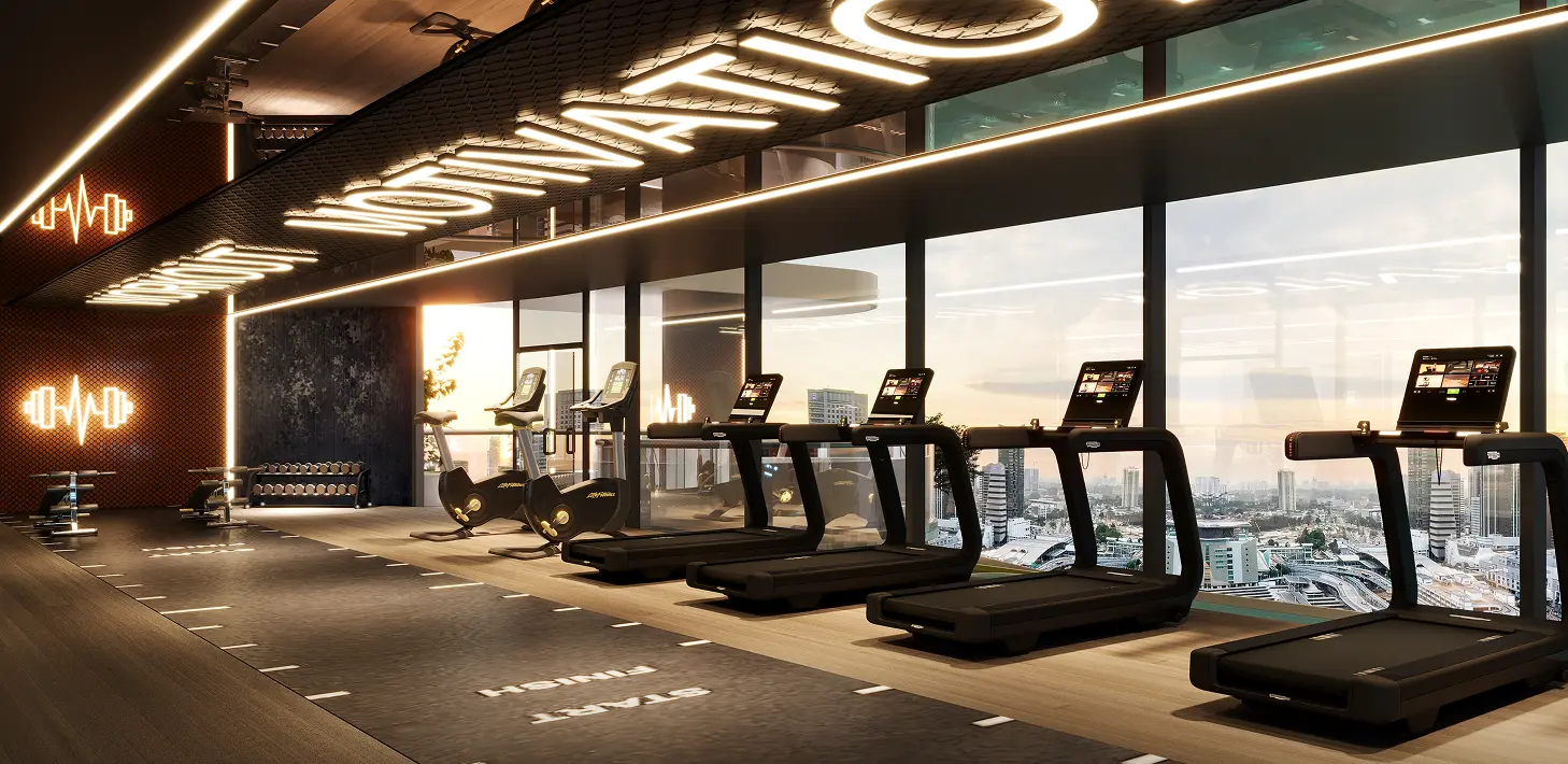 Gymnasium on Level 15 at Skyline One Sentosa, Taman Sentosa, Johor Bahru