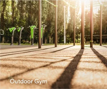 Outdoor gym terrace at Skypark Kepler, Lido Waterfront Boulevard, Johor Bahru