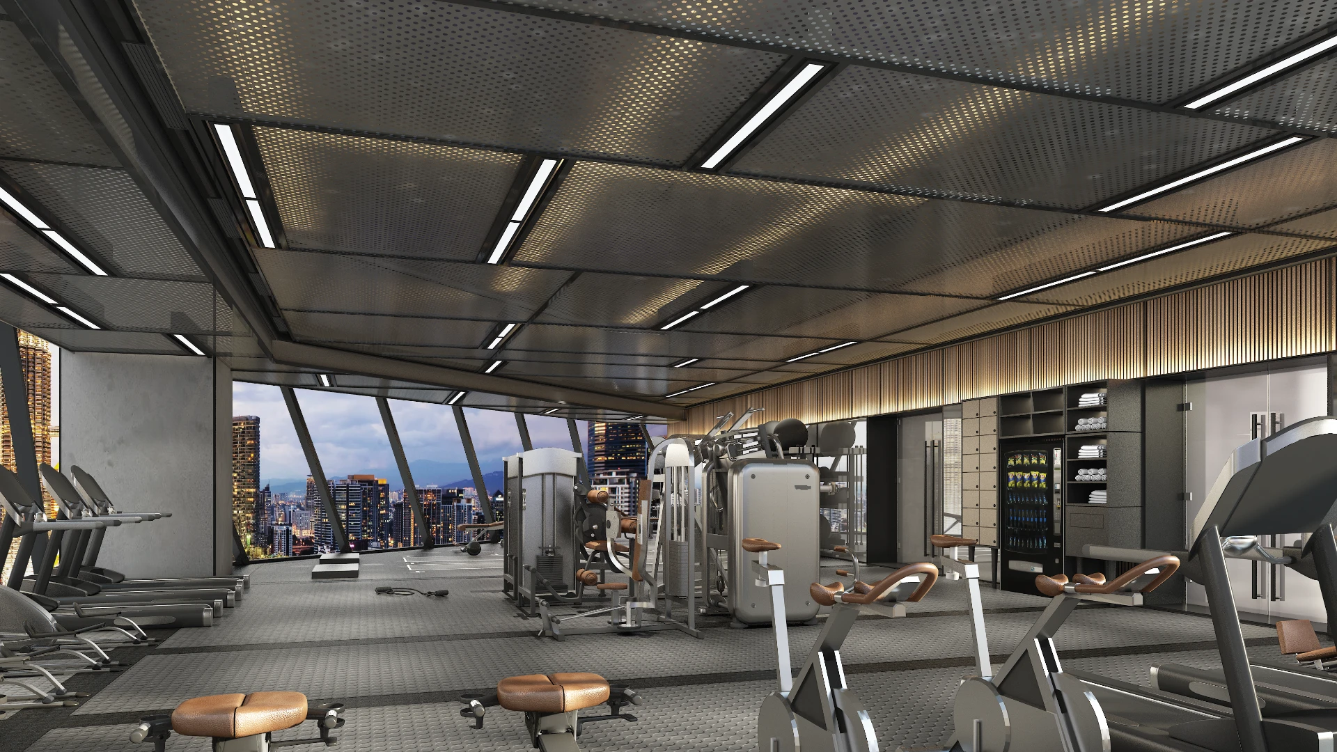 Residents gym at SO/ Kuala Lumpur Residences, Oxley Towers KLCC, Jalan Ampang, Kuala Lumpur