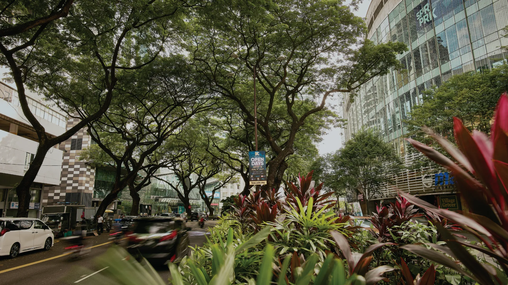 View toward the 50-acre KLCC Park from Oxley Towers KLCC, the Kuala Lumpur development containing SO/ Kuala Lumpur Residences