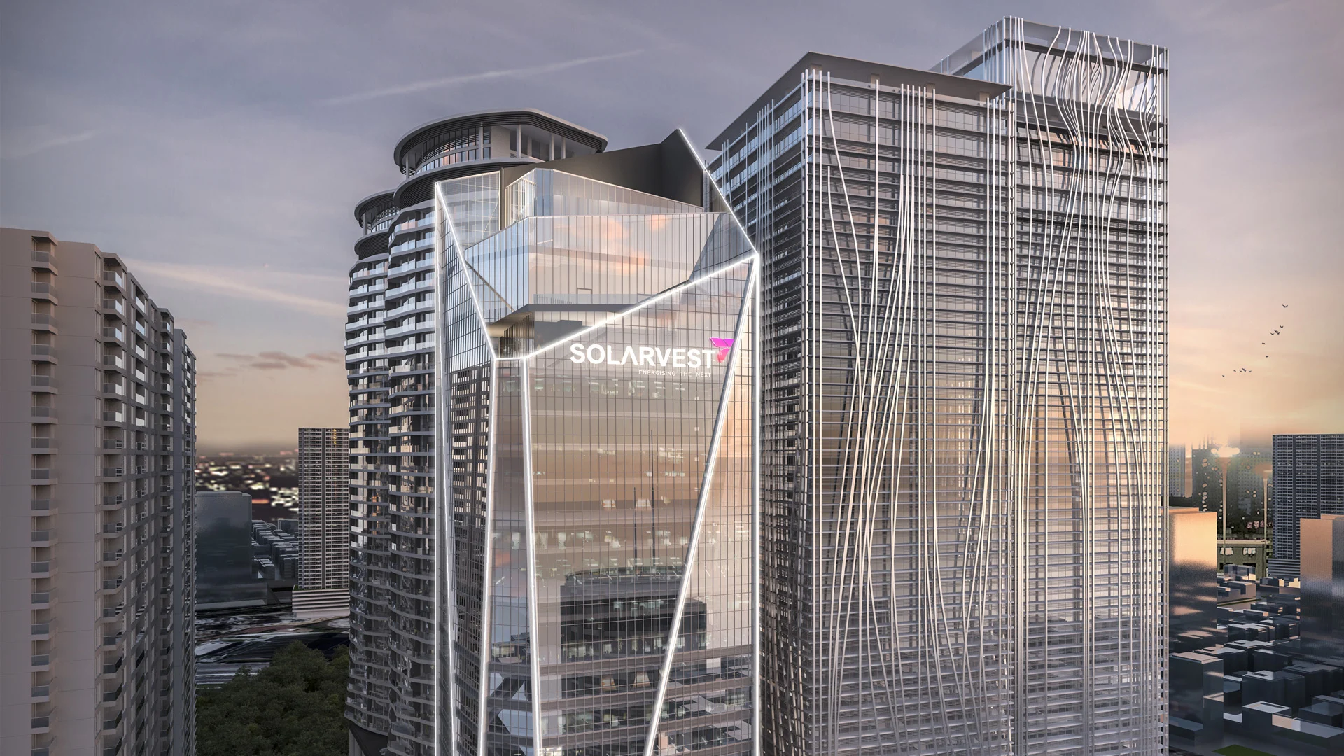 Solarvest Suites Bangsar South perspective 1 — premium office suites of 294 to 549 sq ft, Jalan Kerinchi, Kuala Lumpur