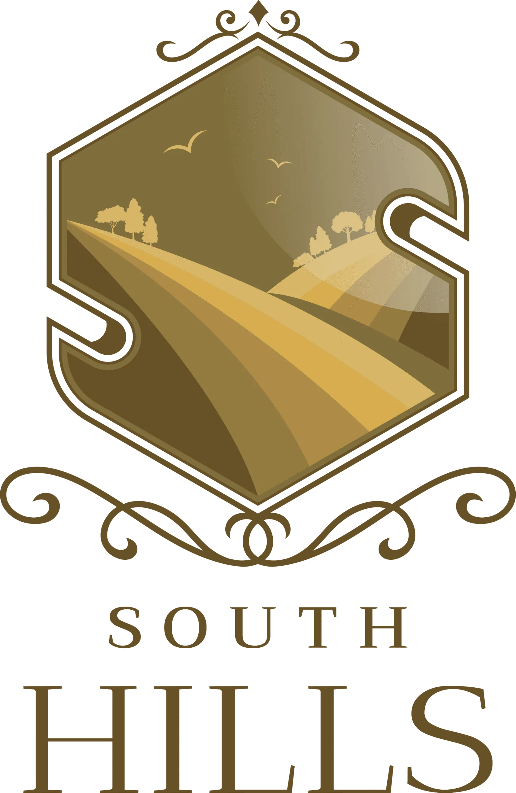 South Hills logo — Southland brand of Countryland Realty Sdn Bhd, developer of South Hills @ Seri Alam, Johor