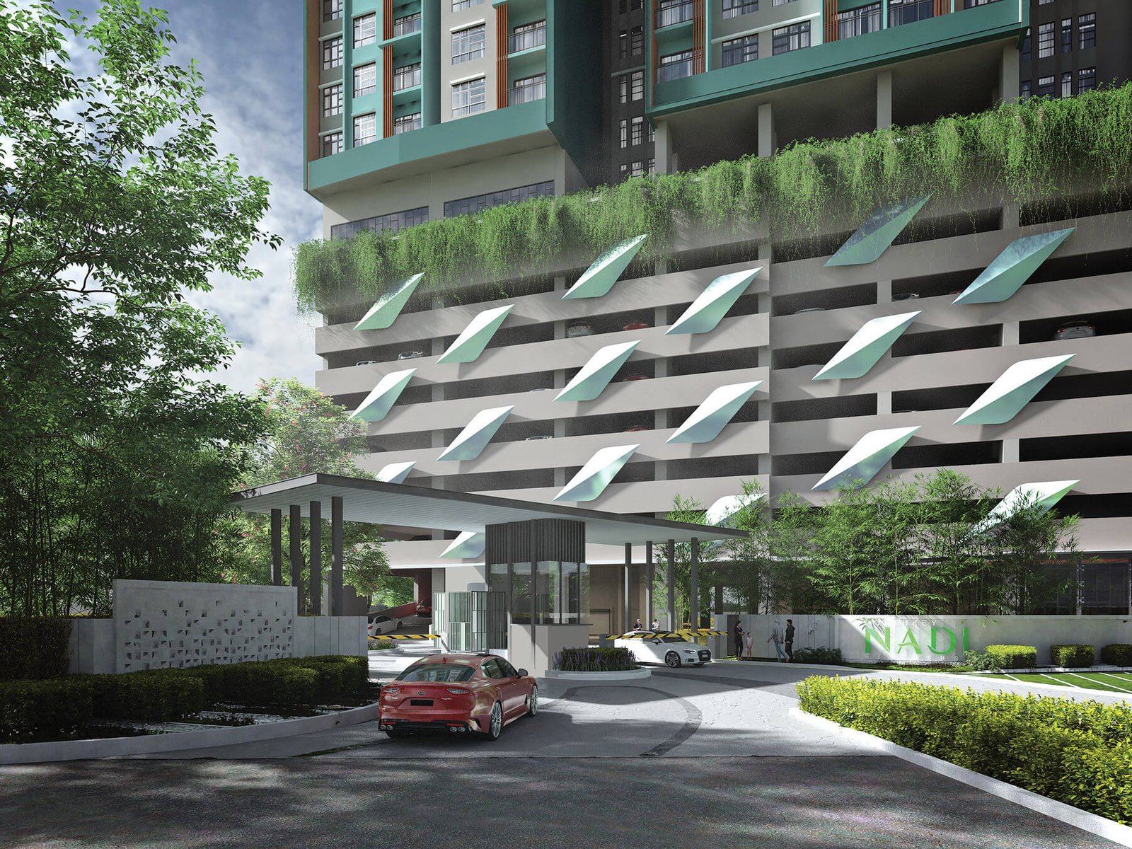 Entrance view at Southkey NADI Residences by Southkey City Sdn Bhd, Kota Southkey, Johor Bahru, Johor