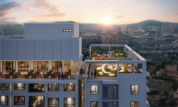 Tangen Residences 49 楼空中会客厅，吉隆坡 North Kiara