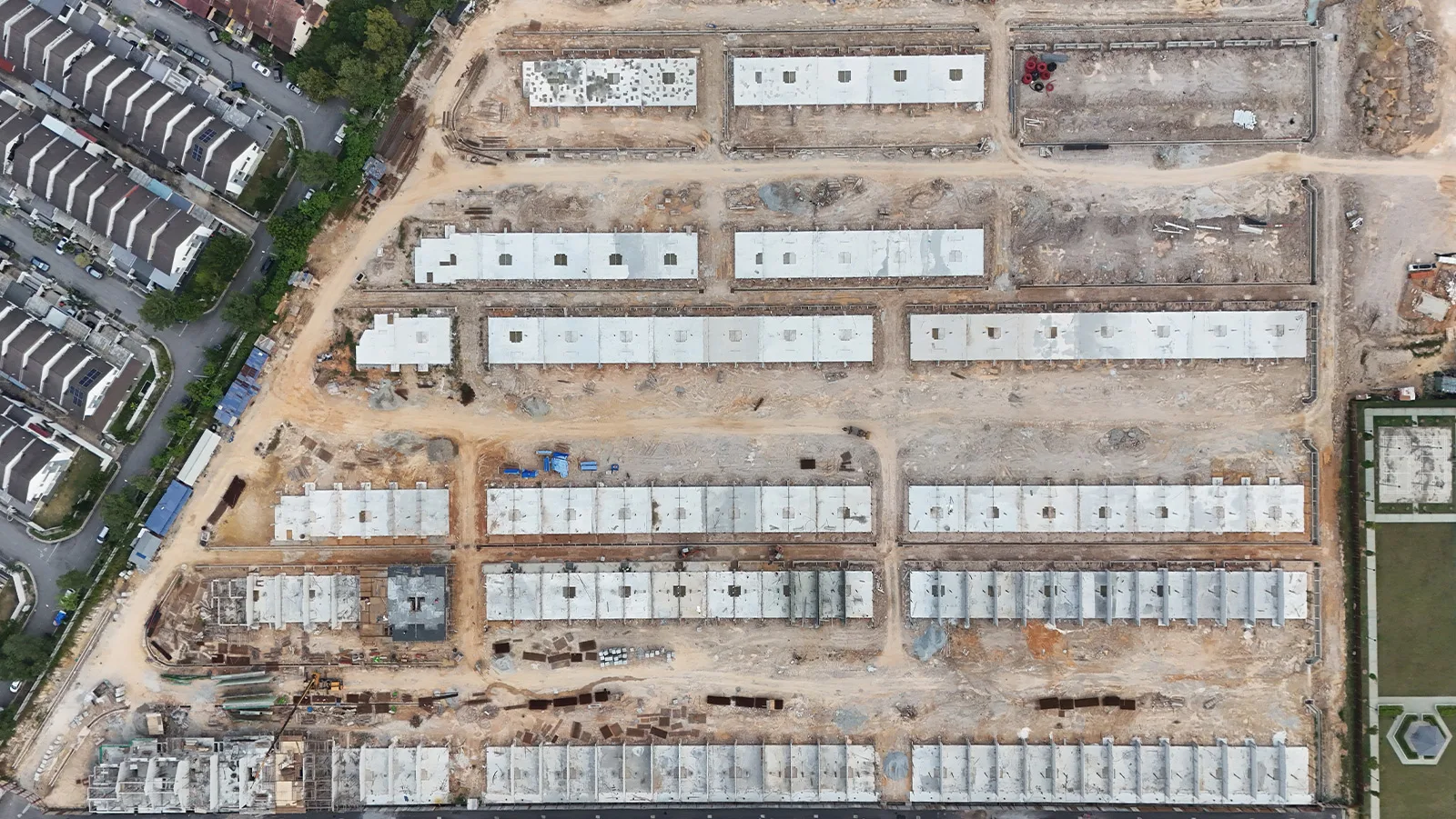 Belmont site progress overall, 15 July 2026 at Templer Residence @ Anggun City, Rawang by Pura Development Sdn Bhd (Hong Bee Land), Gombak district, Selangor