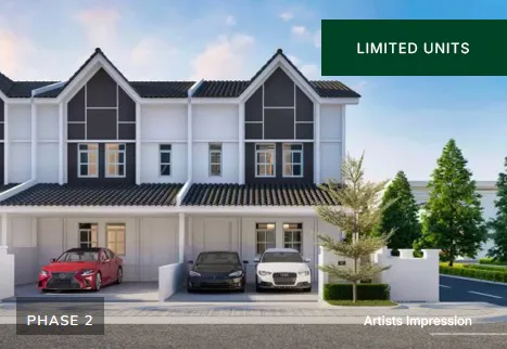 Kensington Phase 2 facade artist impression at Templer Residence @ Anggun City, Rawang by Pura Development Sdn Bhd (Hong Bee Land), Gombak district, Selangor