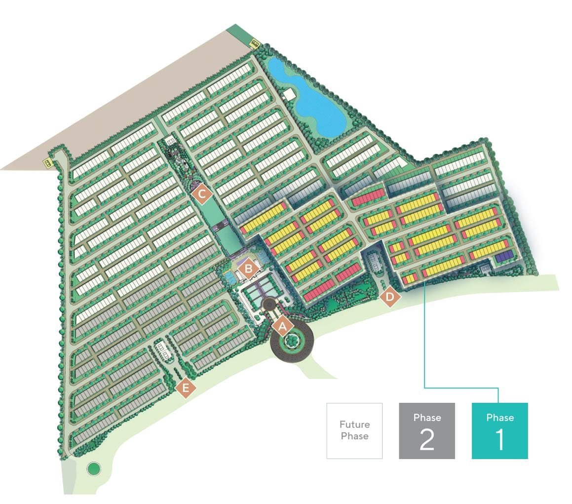 Richmond Phase 1 site plan at Templer Residence @ Anggun City, Rawang by Pura Development Sdn Bhd (Hong Bee Land), Gombak district, Selangor