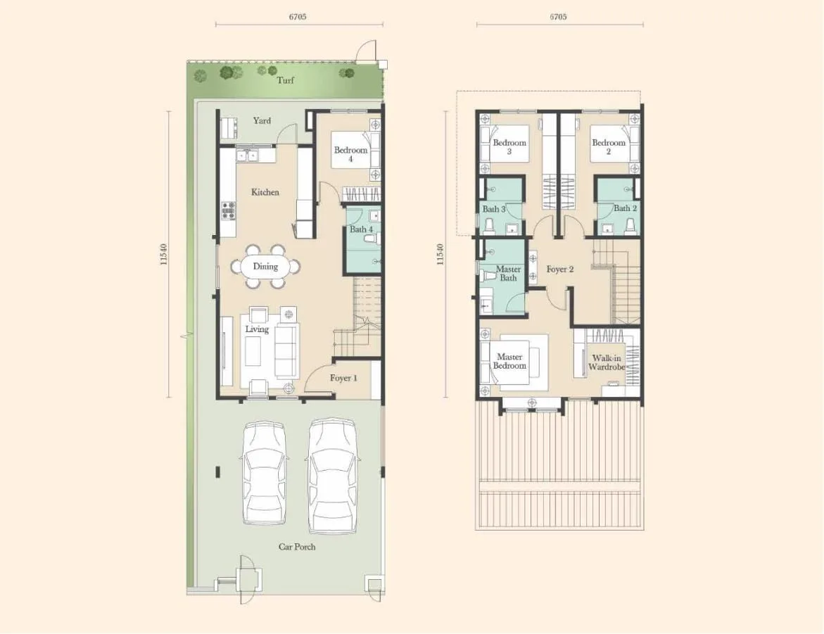 Richmond Type B1a floor plan at Templer Residence @ Anggun City, Rawang by Pura Development Sdn Bhd (Hong Bee Land), Gombak district, Selangor