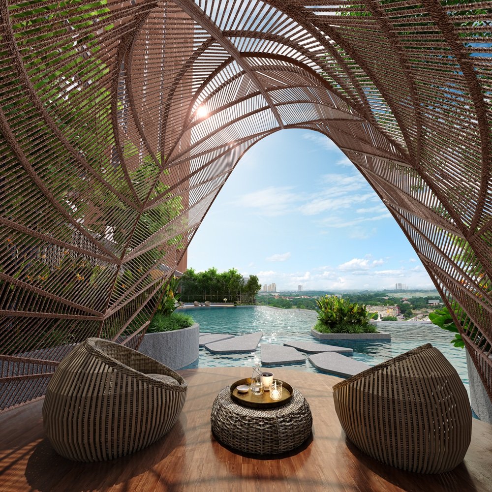 Galaxy Pavilion on the Level 10 facilities deck at The Asteriaz @ Kebun Teh, Johor Bahru