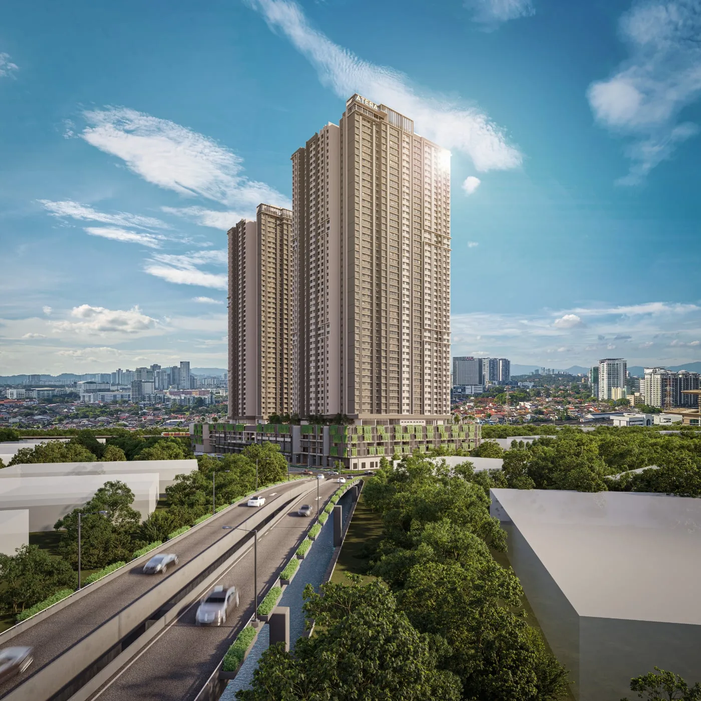 雪兰莪八打灵再也 Paramount Property The Atera 二期 高架车道