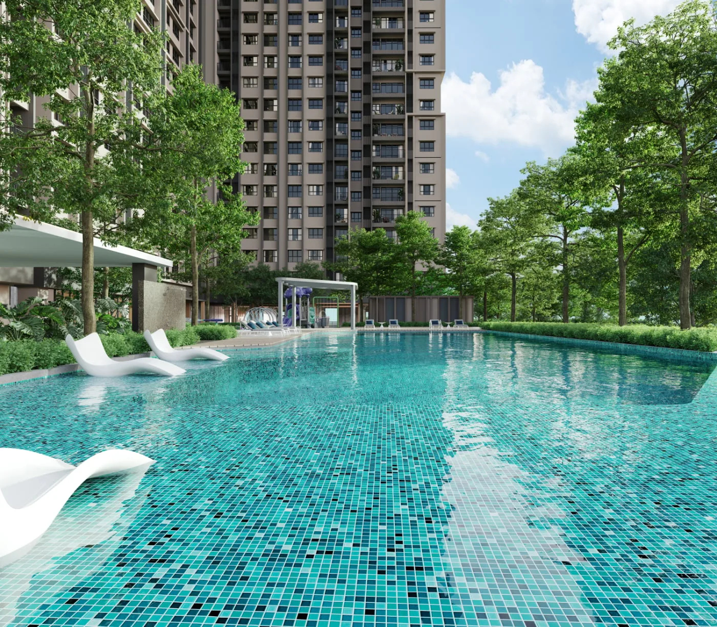 雪兰莪八打灵再也 Paramount Property The Atera 二期 泳池