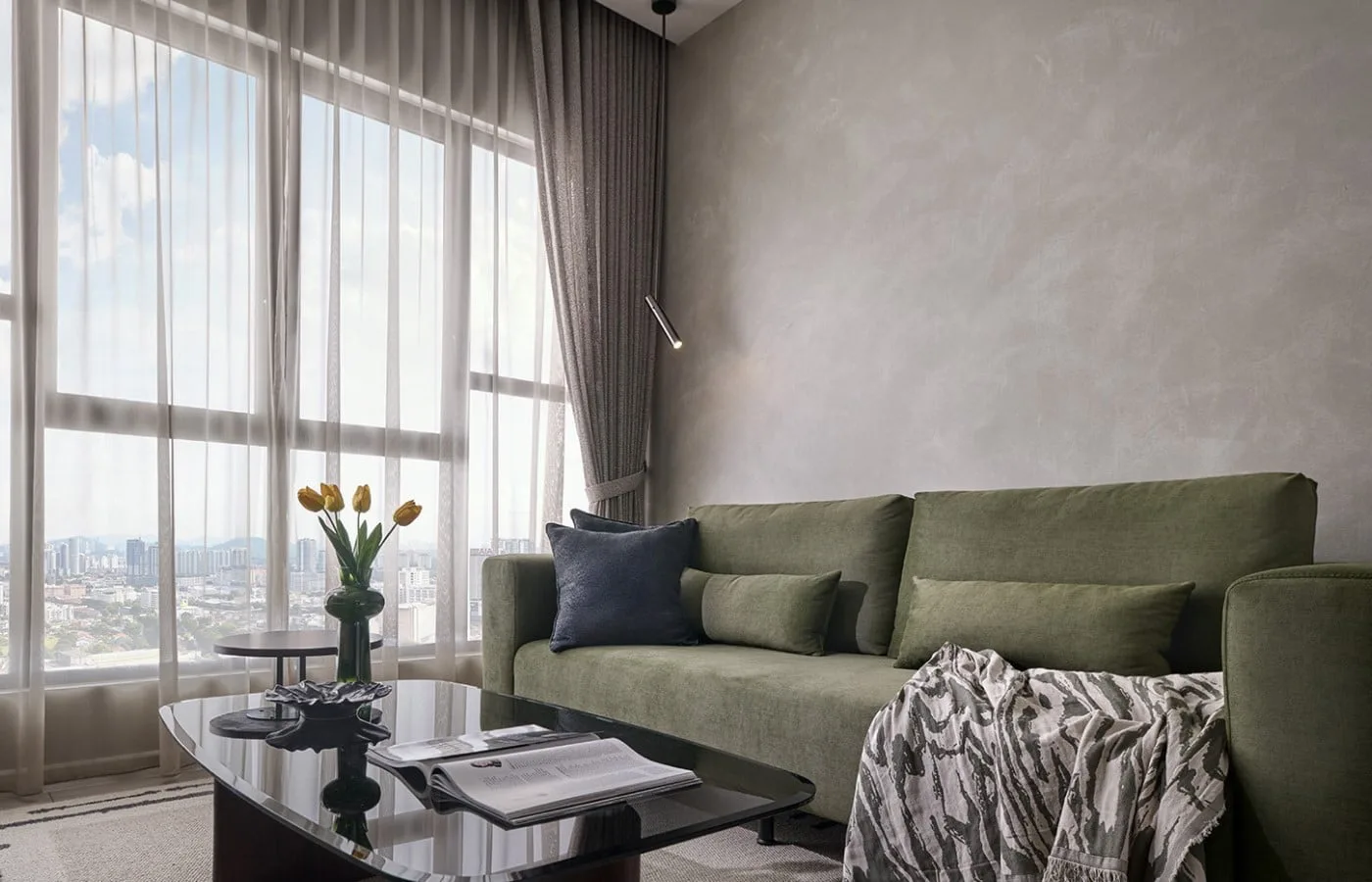 雪兰莪八打灵再也 Paramount Property The Atera 二期 B 型示范单位客厅