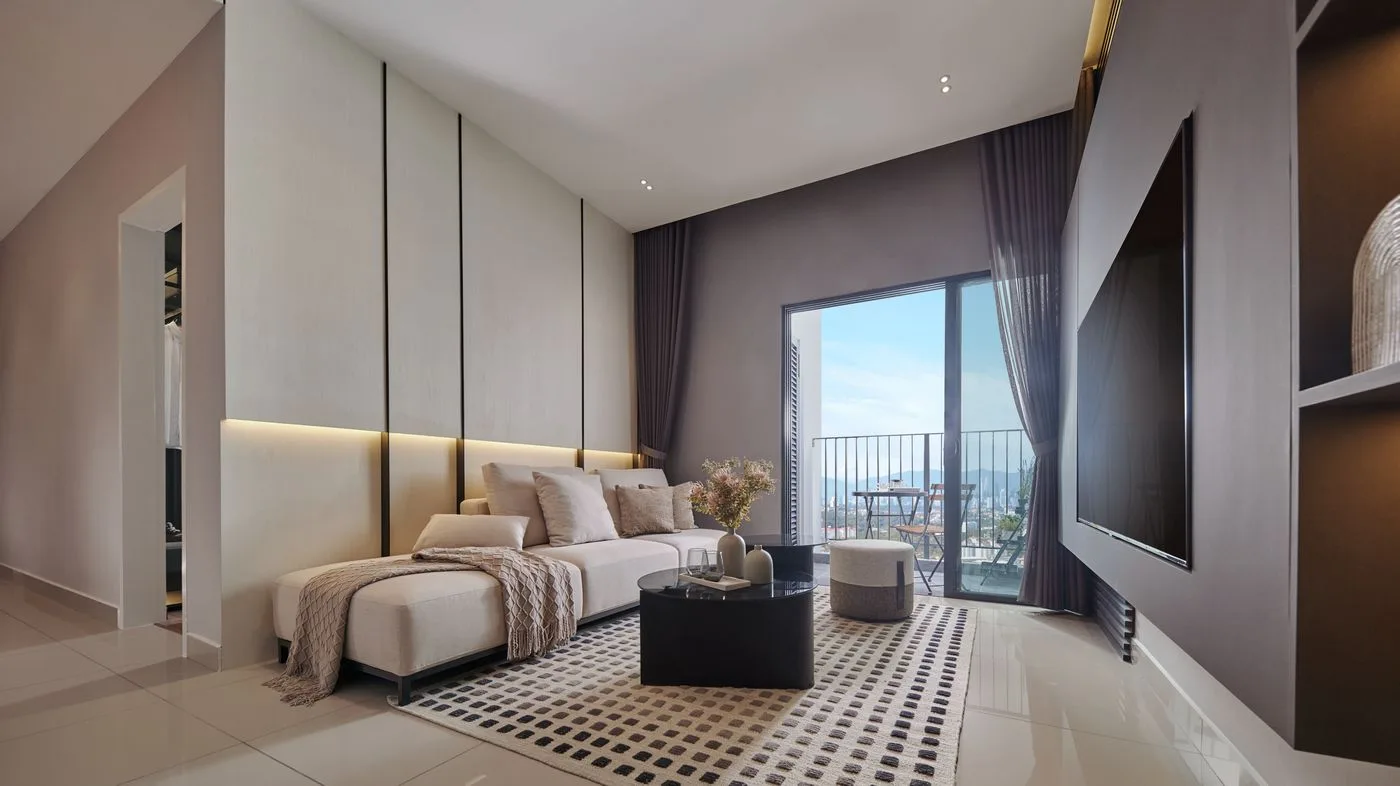 雪兰莪八打灵再也 Paramount Property The Atera 二期 C 型示范单位客厅