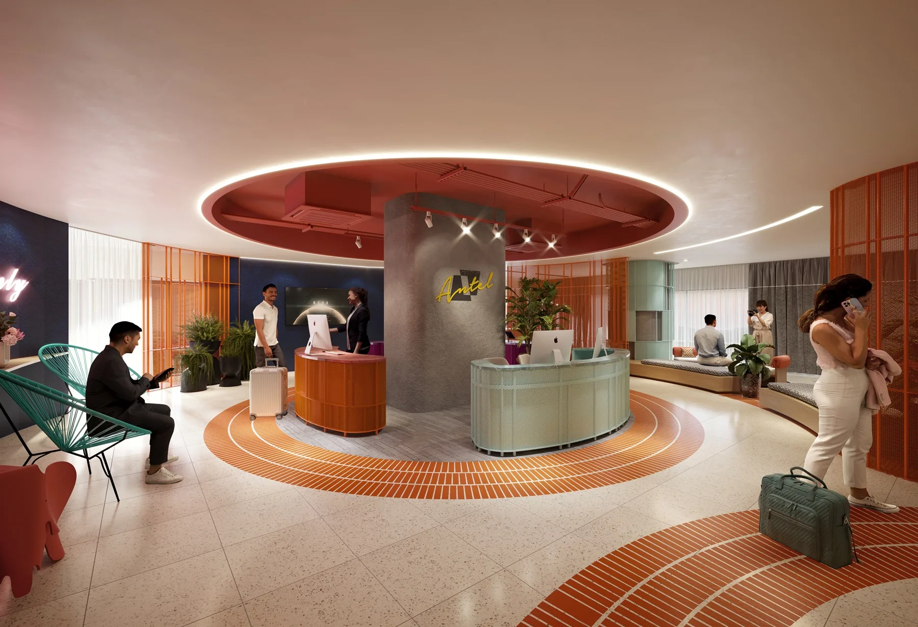 Tower A lobby artist impression at The Bedrock @ Jesselton Docklands by EXSIM with Bedi, Kota Kinabalu, Sabah