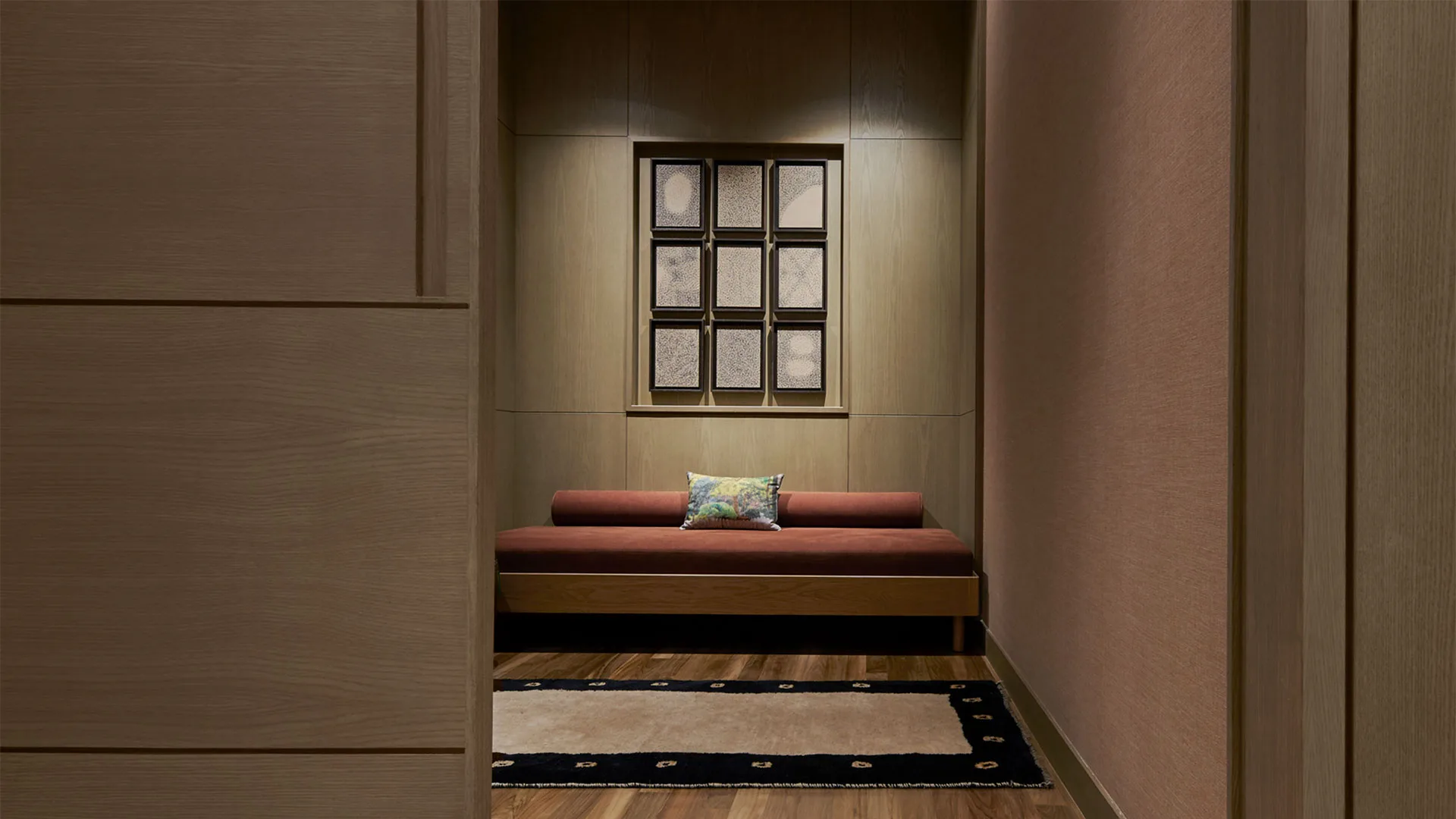 One-bedroom interior render used as a section banner at Conlay by E&O, Jalan Conlay, Kuala Lumpur