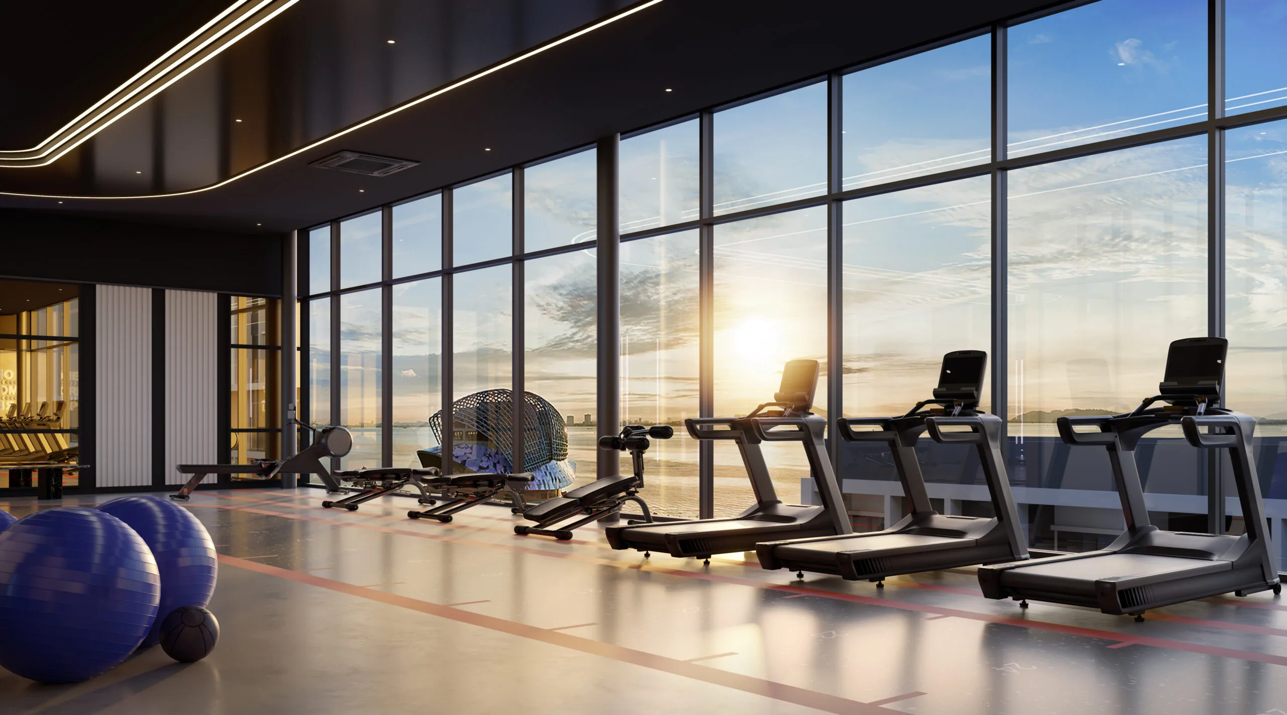 Coastal Gym second view at The Lighthauz @ Gelugor by EXSIM Group, Gelugor, Penang Island