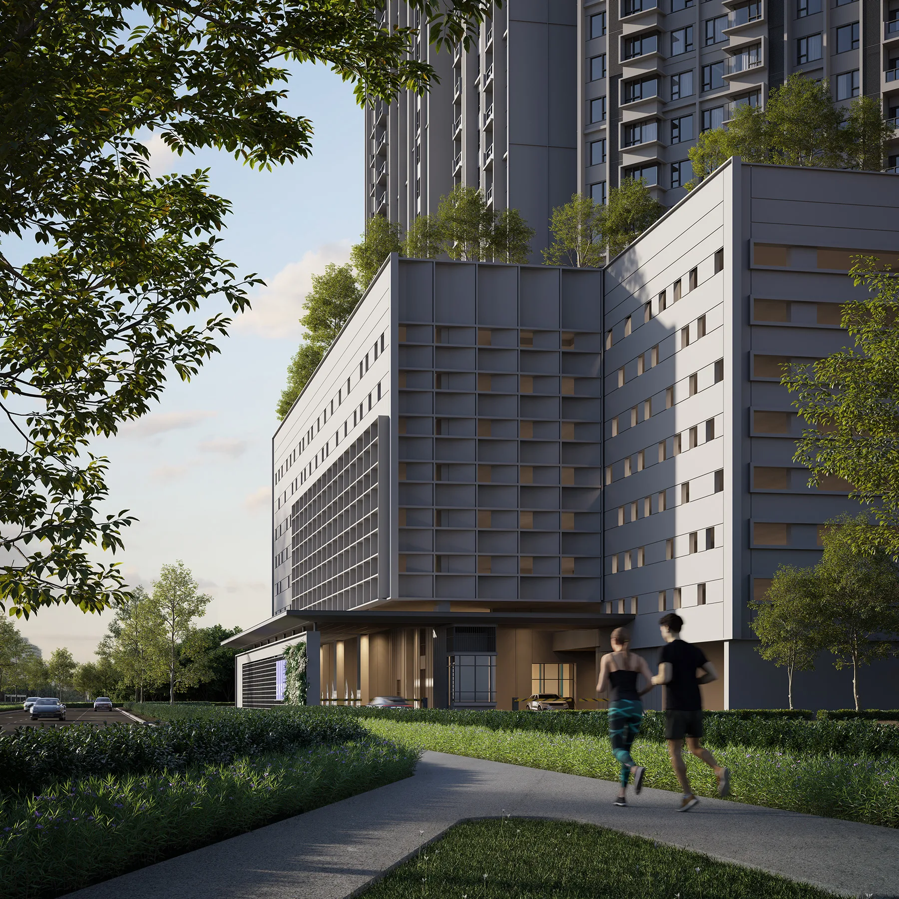 Main entrance at The Lighthauz @ Gelugor by EXSIM Group, Gelugor, Penang Island