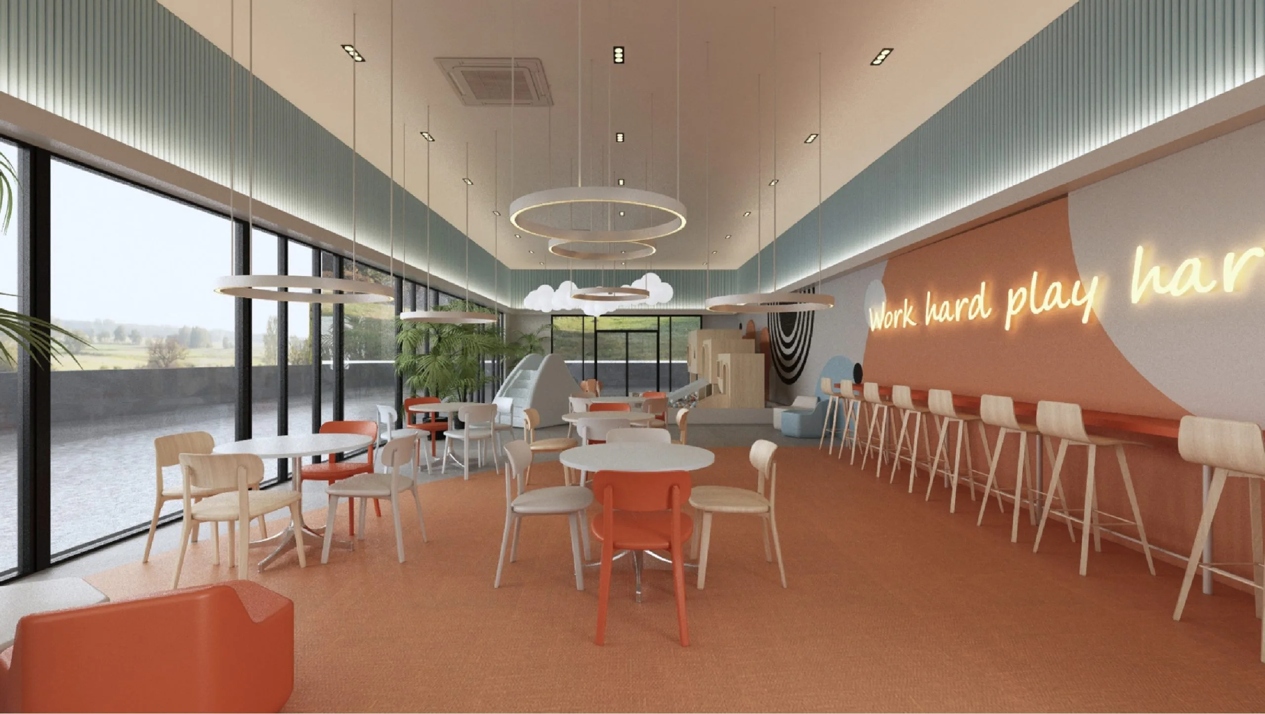 The Maxxon Residences 共享办公空间效果图，雪兰莪蕉赖 Bandar Damai Perdana
