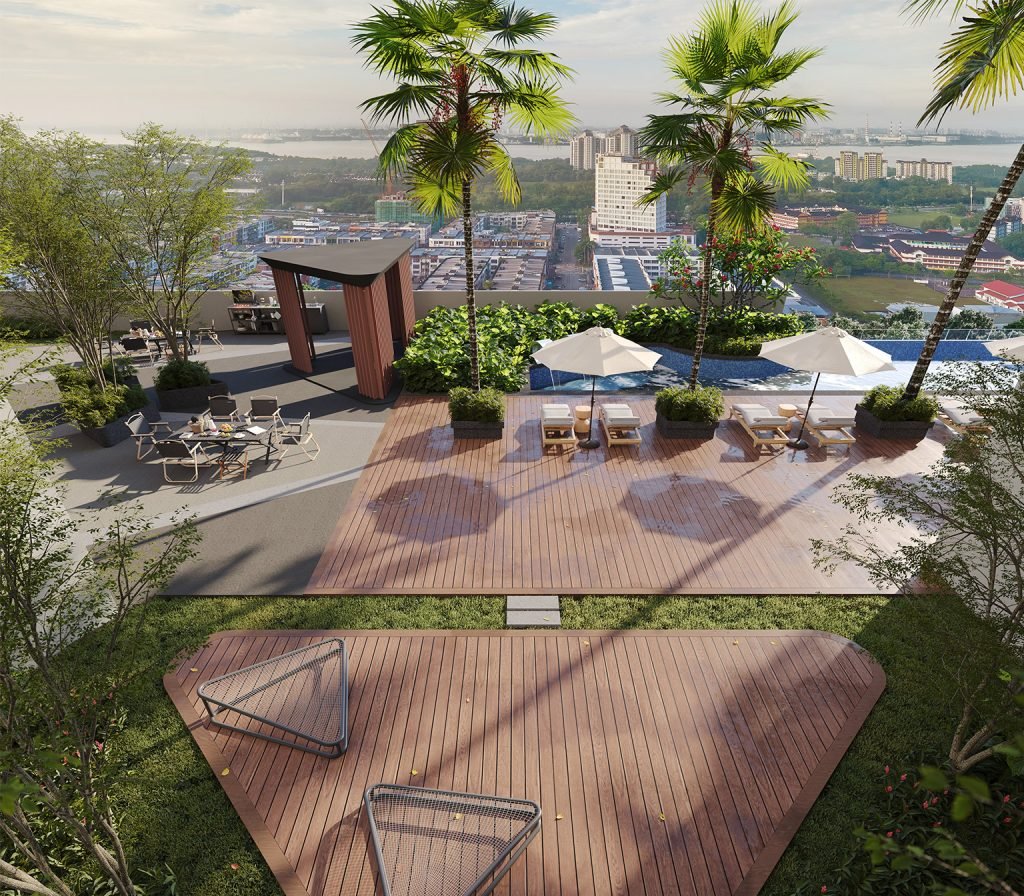 Wellness Deck and Bookworm Corner at The Straits View DUO, Bandar Baru Permas Jaya, Johor Bahru
