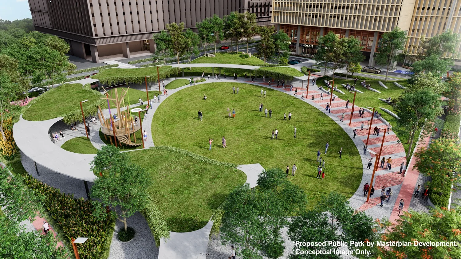 Proposed KL Wellness City central park beside The Vividz @ Bukit Jalil, Kuala Lumpur
