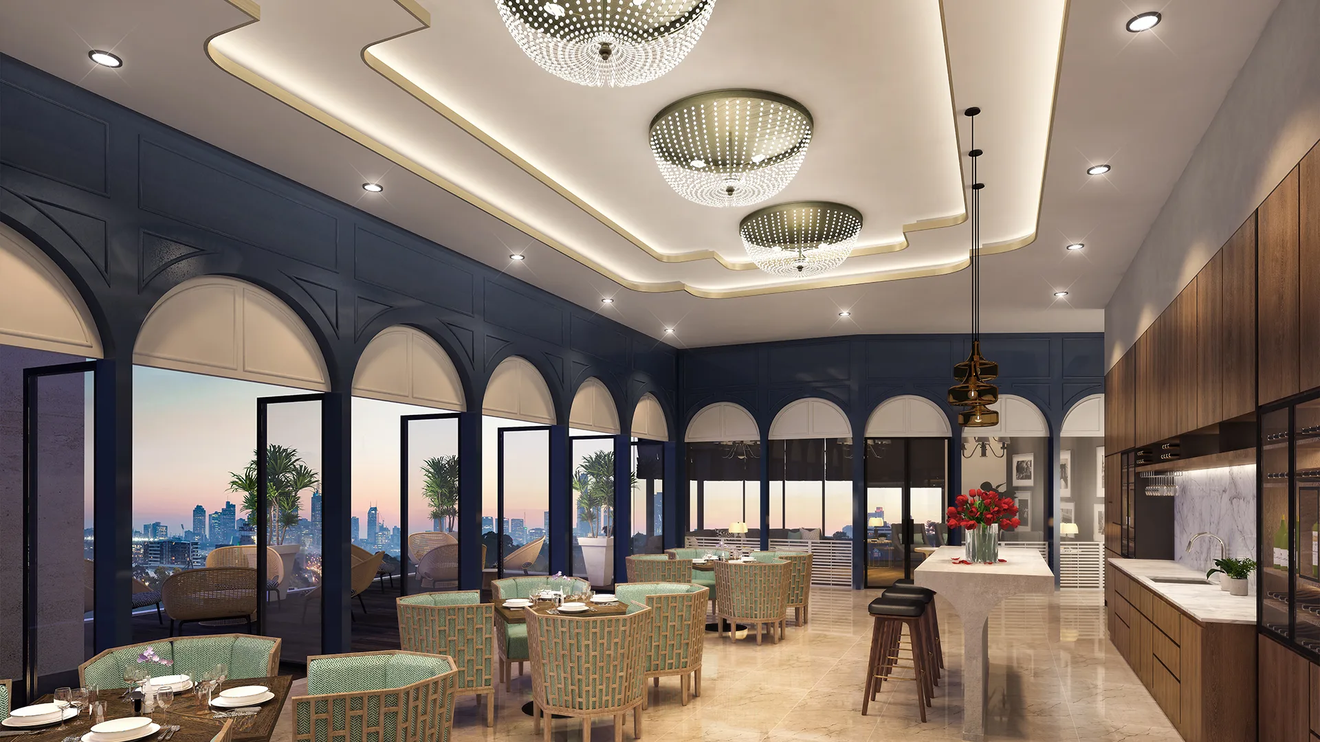 Club house lounge at TRIA Residences @ 9 Seputeh by MRCB Land, Seputeh, Kuala Lumpur