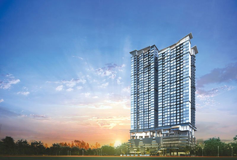 Facade at Twin Tower Residence @ Bukit Chagar by Parasky Projects Sdn Bhd, Bukit Chagar, Johor Bahru, Johor