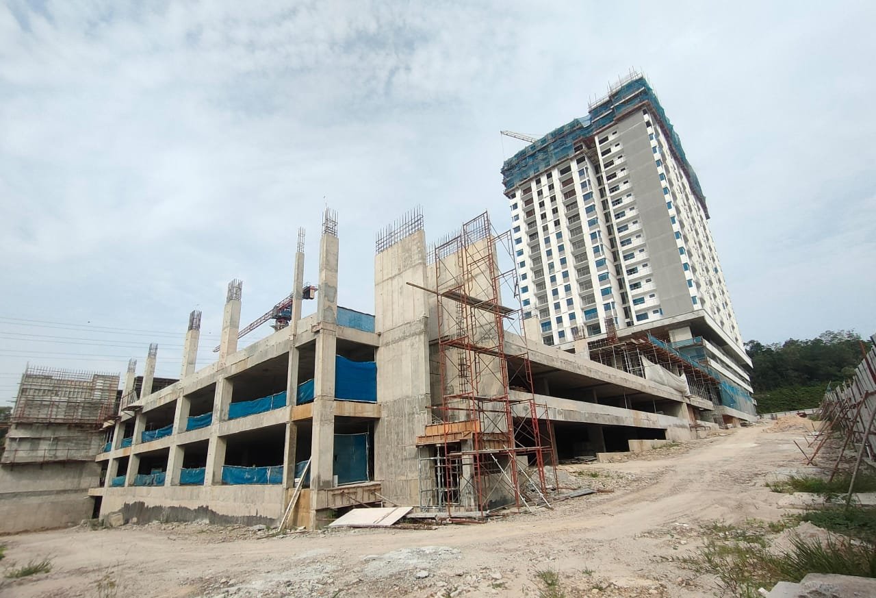 雪兰莪沙登 Taman Bukit Serdang Vista Lavender @ Serdang Hill 2026 年 7 月施工进度，第一视角