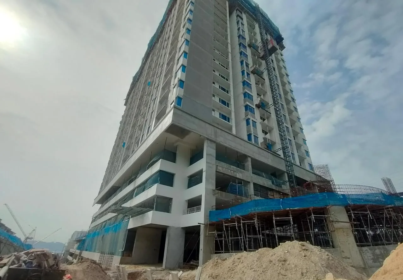 雪兰莪沙登 Taman Bukit Serdang Vista Lavender @ Serdang Hill 2026 年 7 月施工进度，第三视角