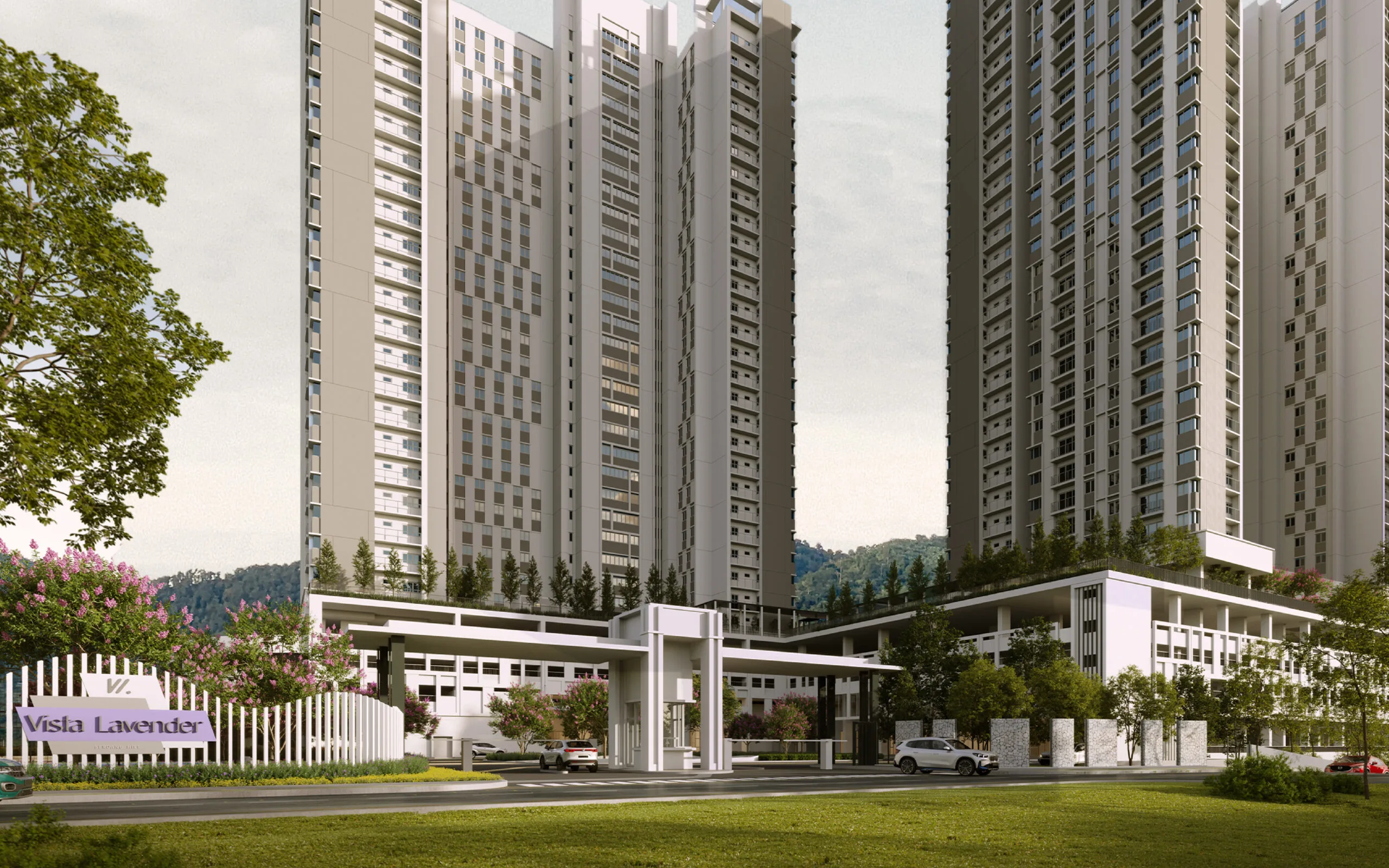雪兰莪沙登 Taman Bukit Serdang Vista Lavender @ Serdang Hill 武吉沙登高点上的两座塔楼